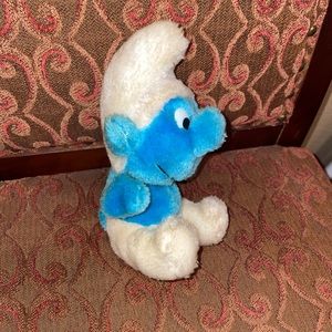 Vintage 1980 Stuffed Smurf